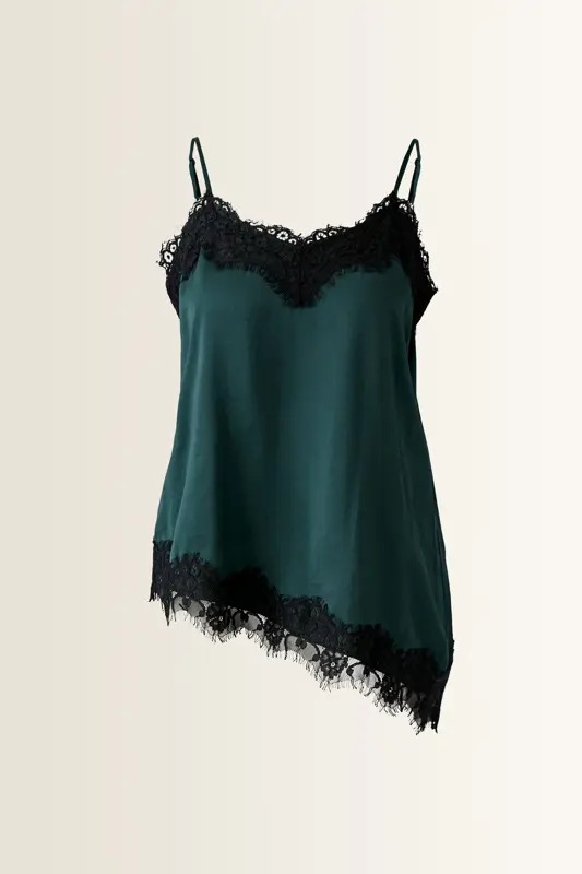 Camisoletop met kanten zoom OUI