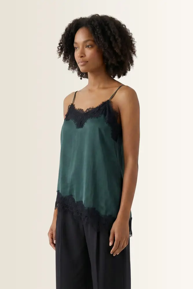 Camisoletop met kanten zoom OUI
