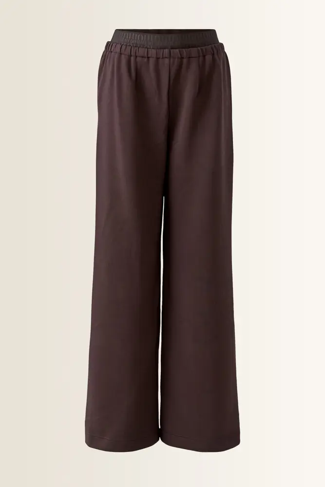Stretch broek met wijde pasvorm OUI