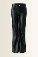 Broek in gladde lederlook OUI