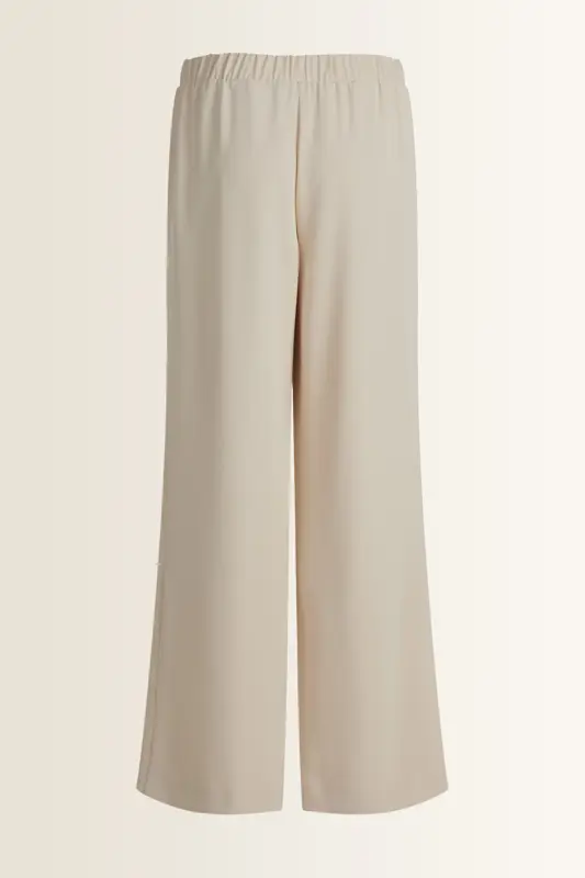 Wijde broek met elastische taille Vera Mont