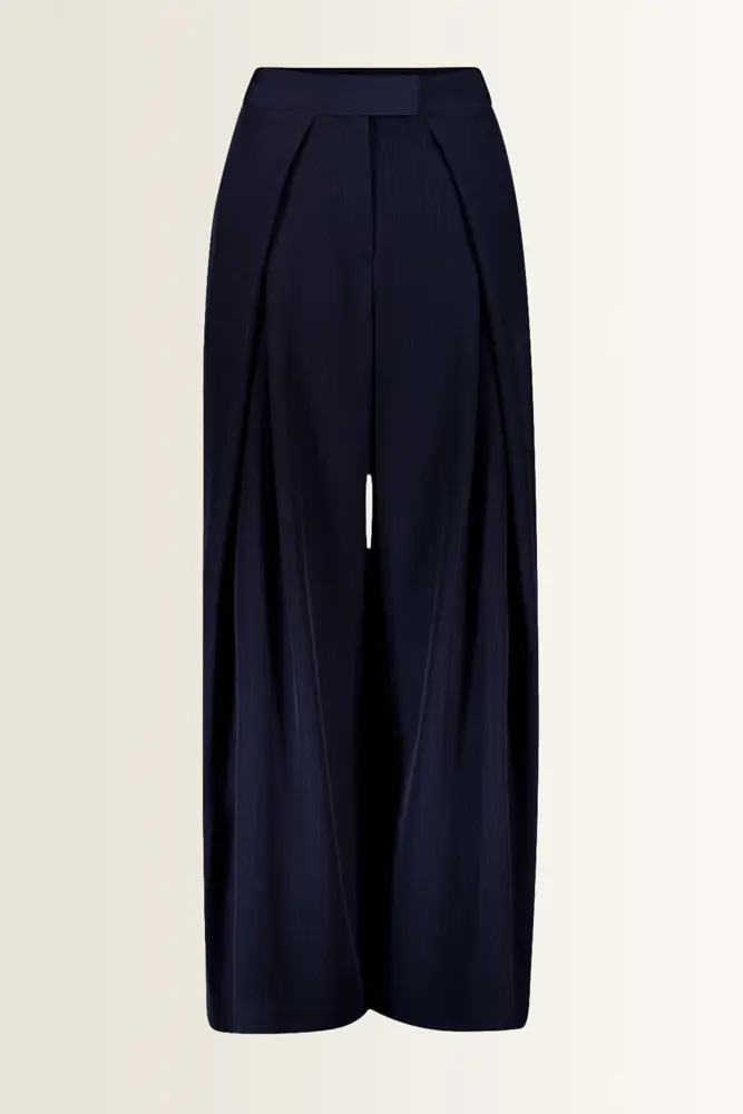 Wide leg pantalon met subtiele krijtstreep ULIANA Gardeur