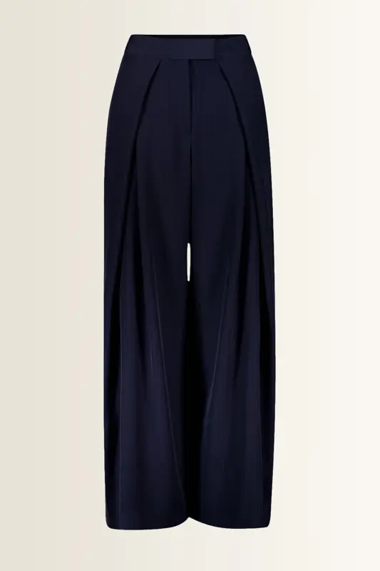 Wide leg pantalon met subtiele krijtstreep ULIANA Gardeur