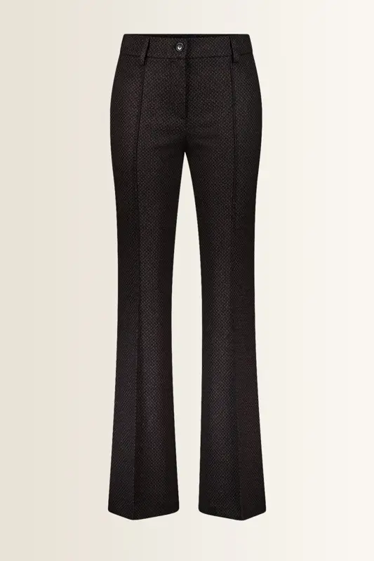Bootcut pantalon met structuurdessin ZARIA3 Gardeur