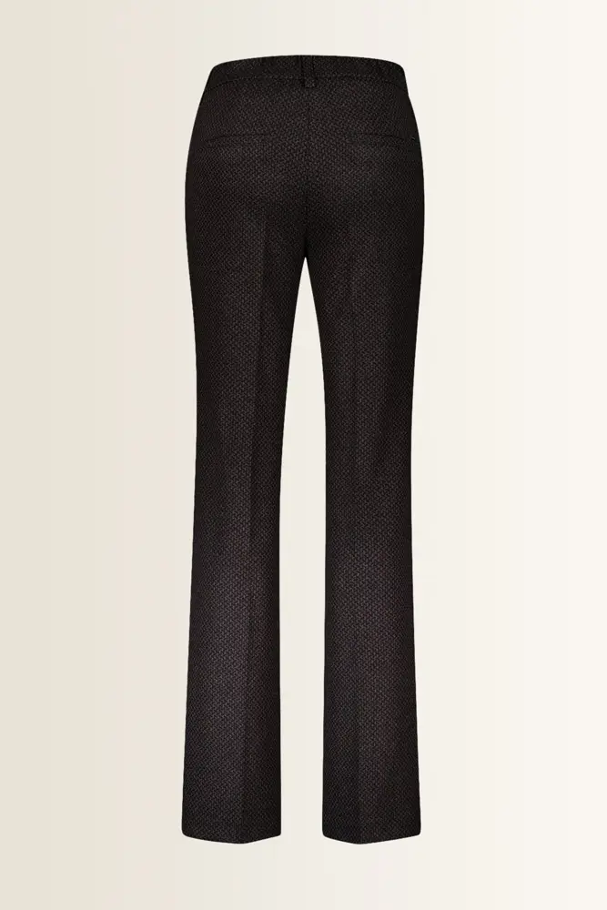 Bootcut pantalon met structuurdessin ZARIA3 Gardeur