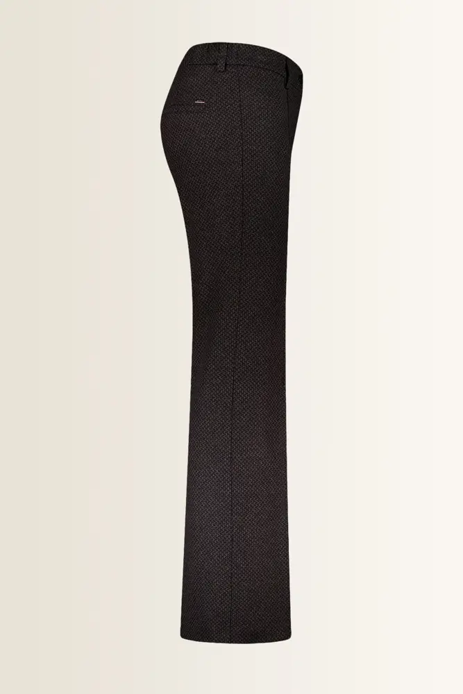Bootcut pantalon met structuurdessin ZARIA3 Gardeur