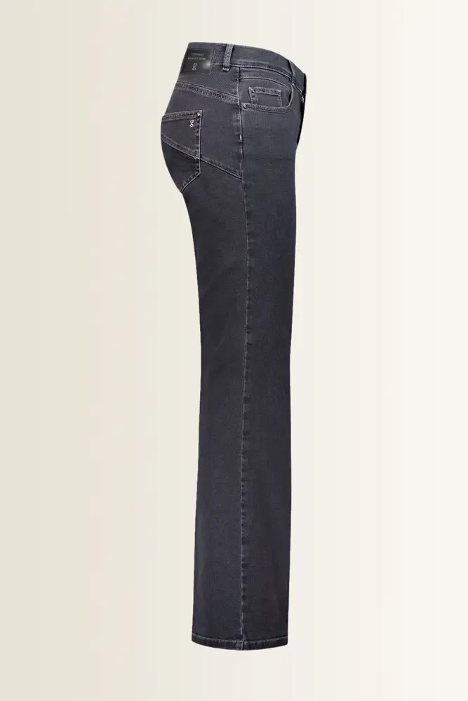 Slim fit jeans met bootcut ZURI126 Gardeur