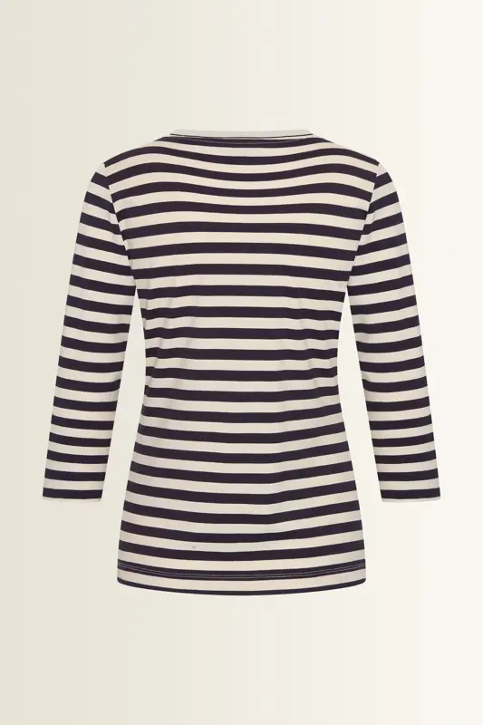 T-shirt diagonale belijning
