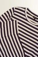 T-shirt diagonale belijning