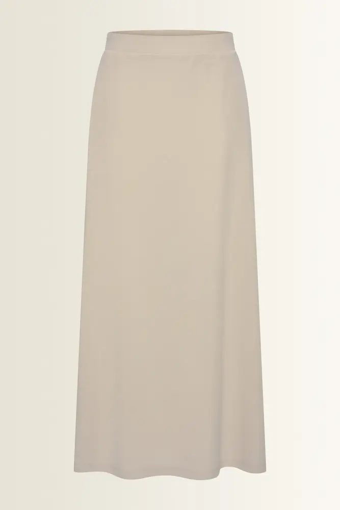 Zachtvallende rok met elastische taille