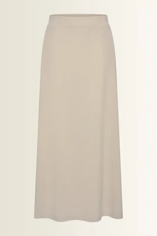 Zachtvallende rok met elastische taille