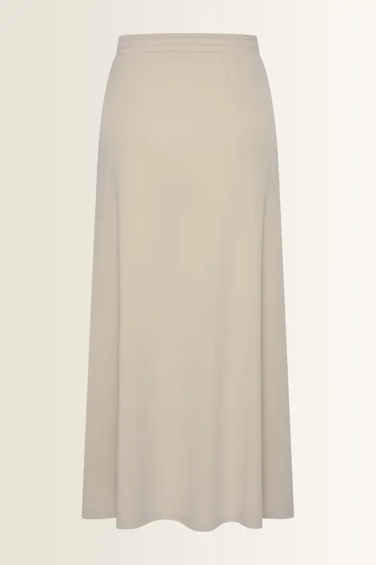 Zachtvallende rok met elastische taille