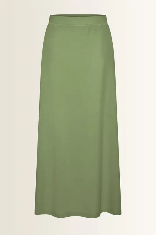 Zachtvallende rok met elastische taille