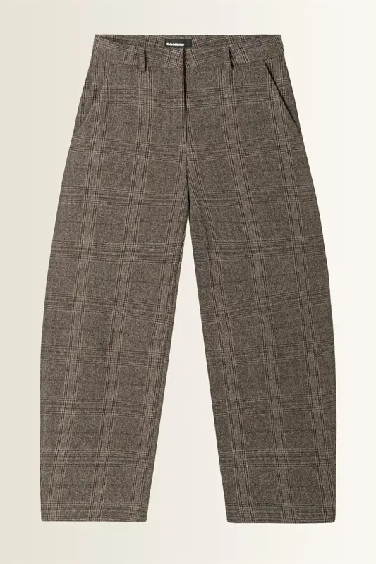 Pantalon met ruitdessin Edita Cambio