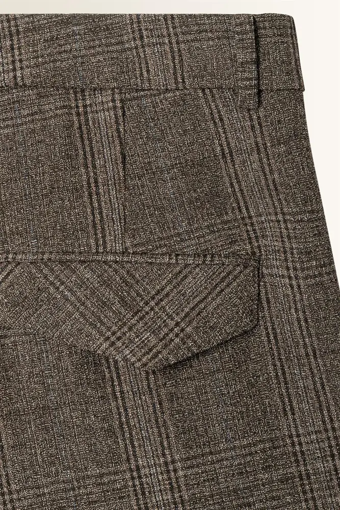 Pantalon met ruitdessin Edita Cambio