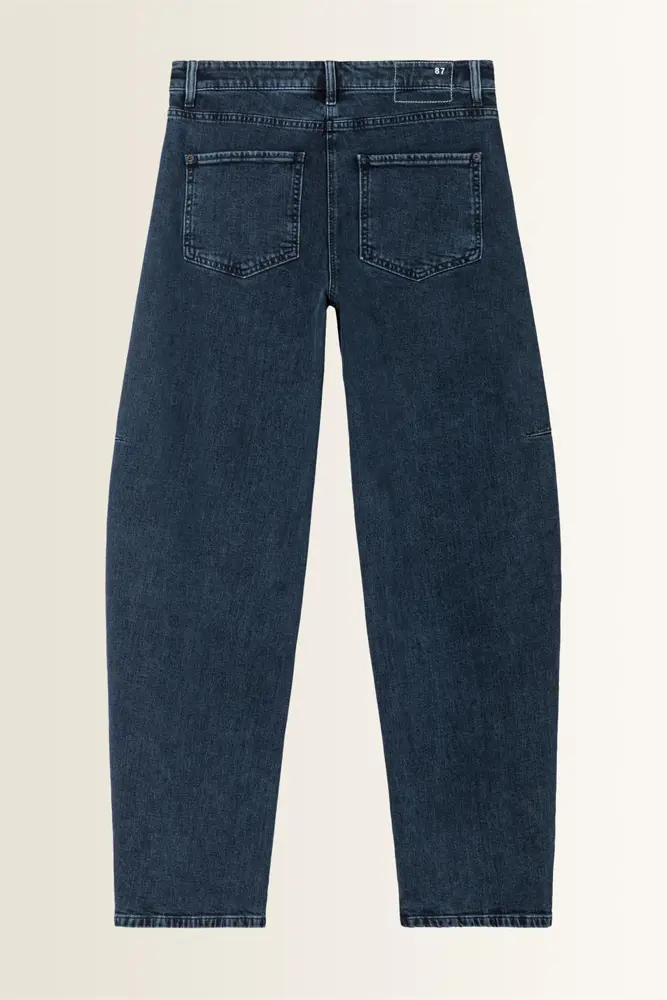 Barrel jeans met overdye wassing Baggy Cambio