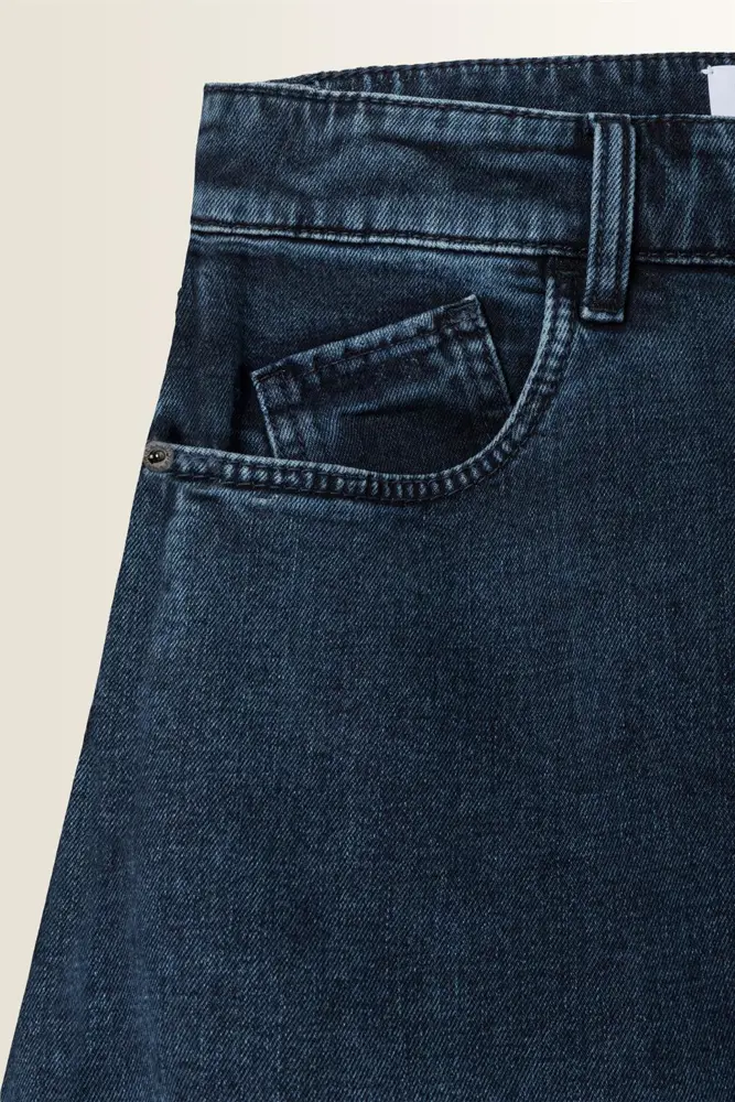 Barrel jeans met overdye wassing Baggy Cambio