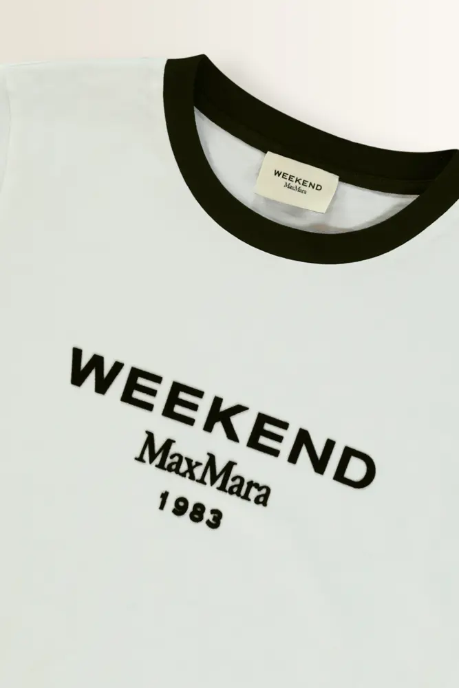 T-shirt met logoprint Edison Max Mara Weekend