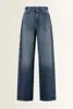 Wide jeans met ceintuur Madia Max Mara Weekend
