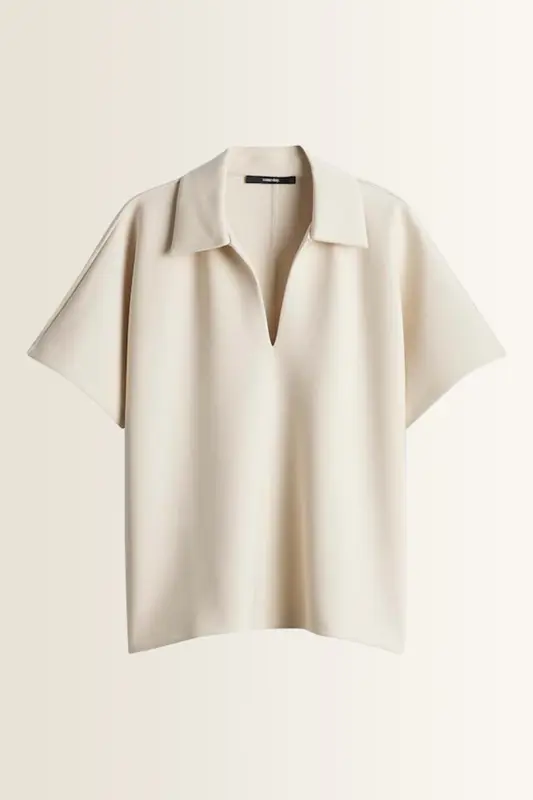 Polo top in zachte modalblend Ulura Someday