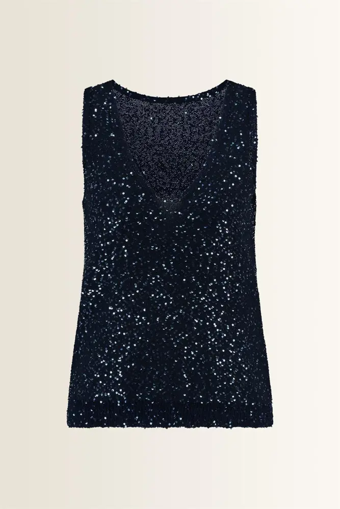 Reversible top met pailetten Milord Max Mara Weekend