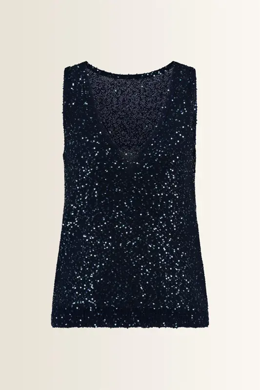 Reversible top met pailetten Milord Max Mara Weekend
