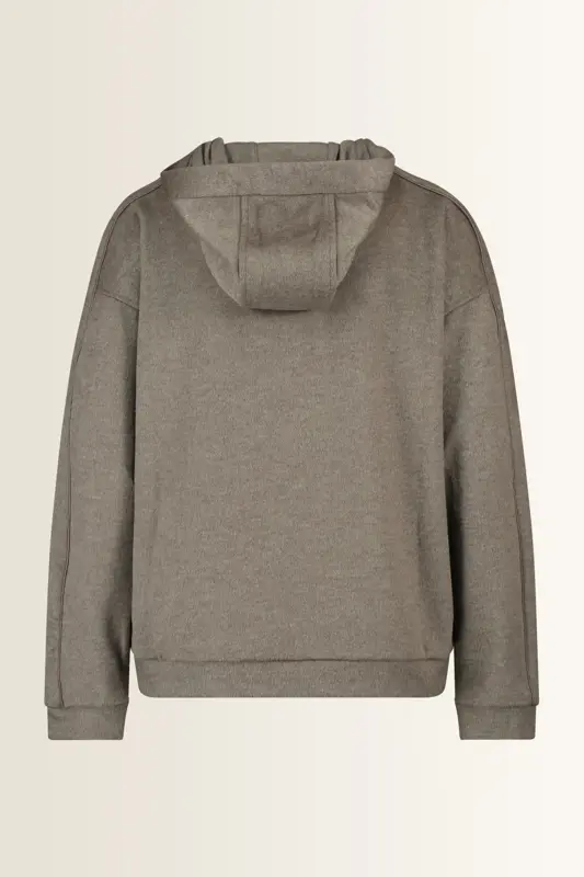 Hoodie met ton-sur-ton logo Vetrino Max Mara Weekend