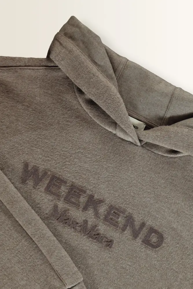 Hoodie met ton-sur-ton logo Vetrino Max Mara Weekend