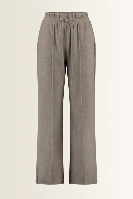 Wijde jersey broek met naaddetail Tenda Max Mara Weekend