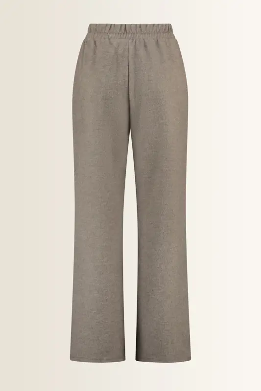 Wijde jersey broek met naaddetail Tenda Max Mara Weekend