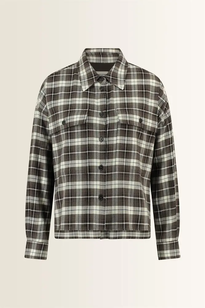Geruit flanellen overshirt Berlina Max Mara Weekend