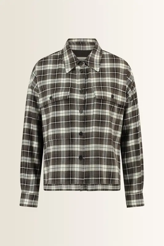 Geruit flanellen overshirt Berlina Max Mara Weekend