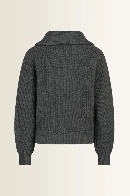 Wollen trui met metalen ritssluiting Laser Max Mara Weekend