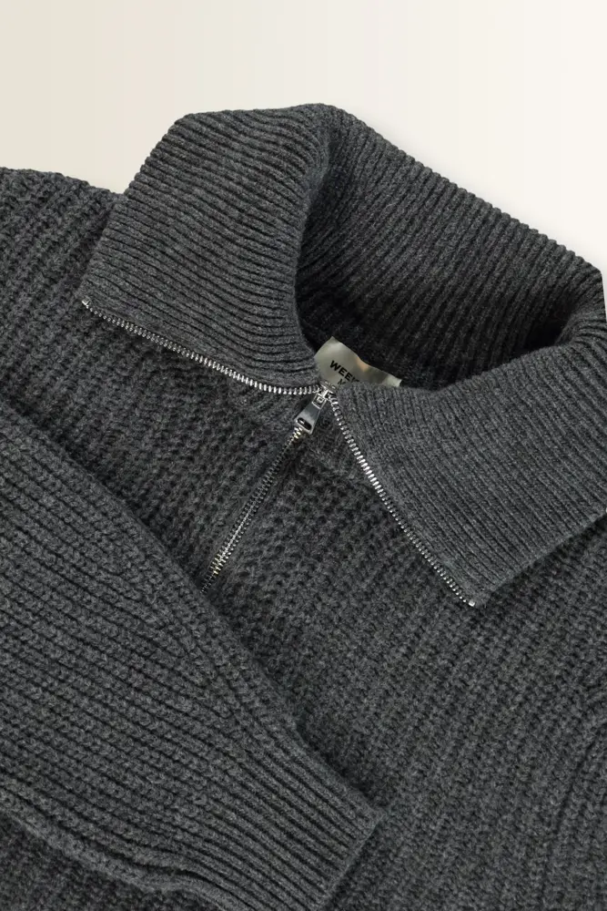 Wollen trui met metalen ritssluiting Laser Max Mara Weekend