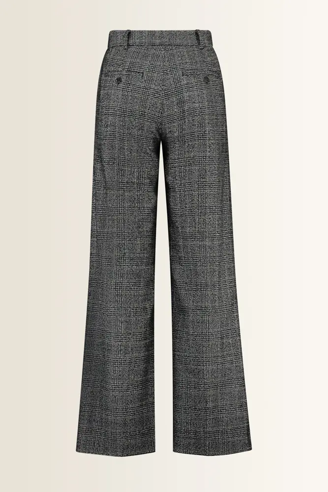 Geruite pantalon van pure scheerwol Pacca Max Mara Weekend