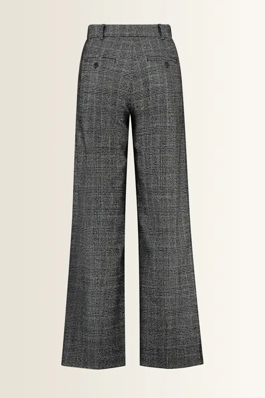 Geruite pantalon van pure scheerwol Pacca Max Mara Weekend