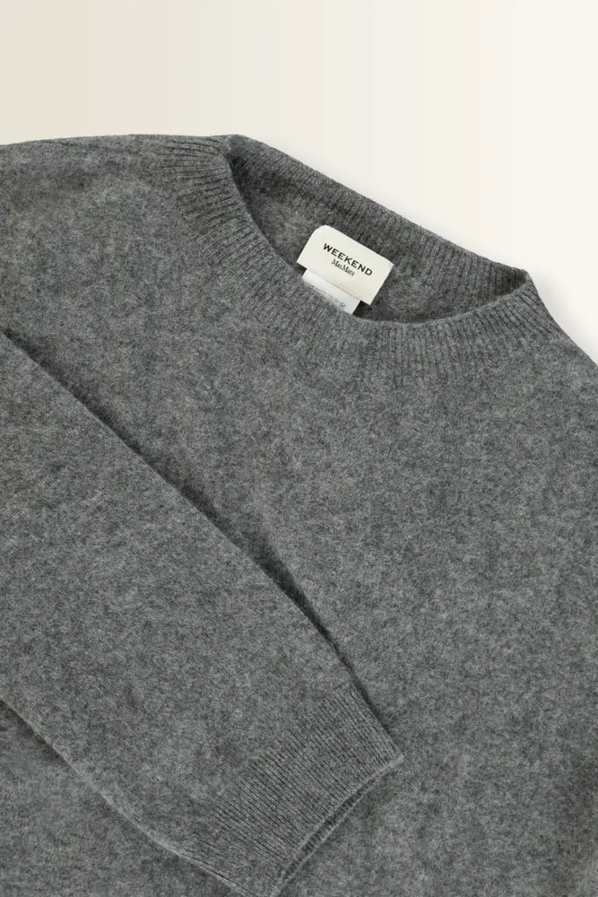Geborstelde trui van wol en kasjmier Deco Max Mara Weekend