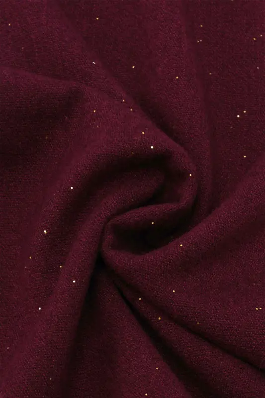 Stola met subtiele glitter en franjes FRAAS
