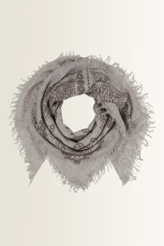 Wollen sjaal met paisley dessin FRAAS