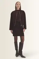 Minirok van double-face wolmix Ohaara pure Someday