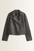 Korte blazer met matte leerlook Neala Someday