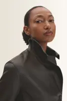 Korte blazer met matte leerlook Neala Someday