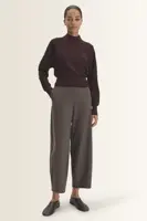 Barrel broek met cropped lengte Curilo Barrel Melange Someday