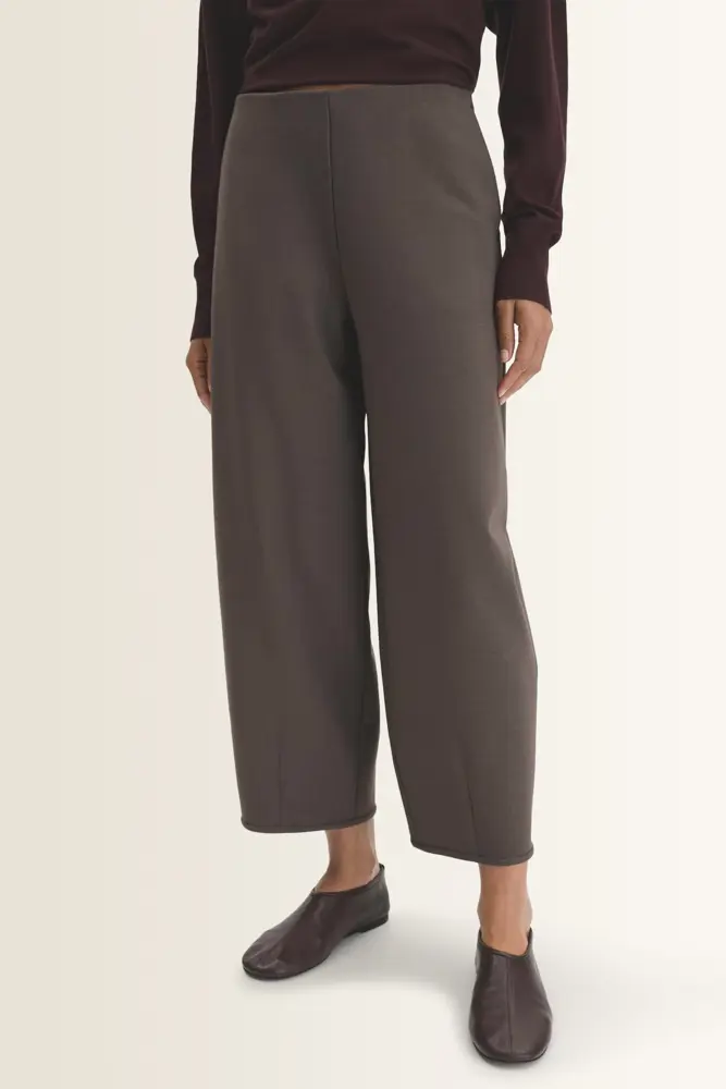 Barrel broek met cropped lengte Curilo Barrel Melange Someday