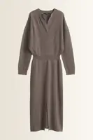 Midi-jurk met V-halsdetail Quinnie Someday