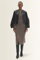 Midi-jurk met V-halsdetail Quinnie Someday