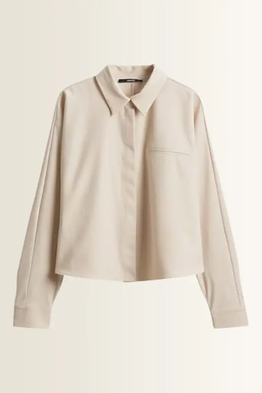 Blouse met twillstructuur Zainori Someday