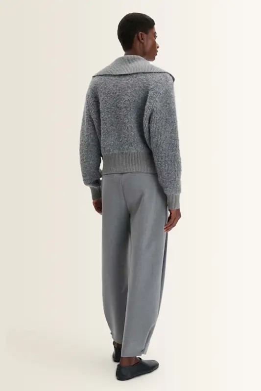 Gebreid vest met Troyer-kraag Teski Someday