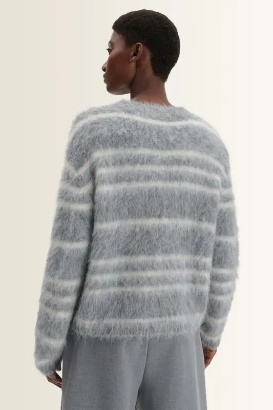 Gebreide trui met fuzzy structuur Taira Someday