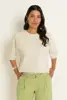 Katoenen trui in boxy fit